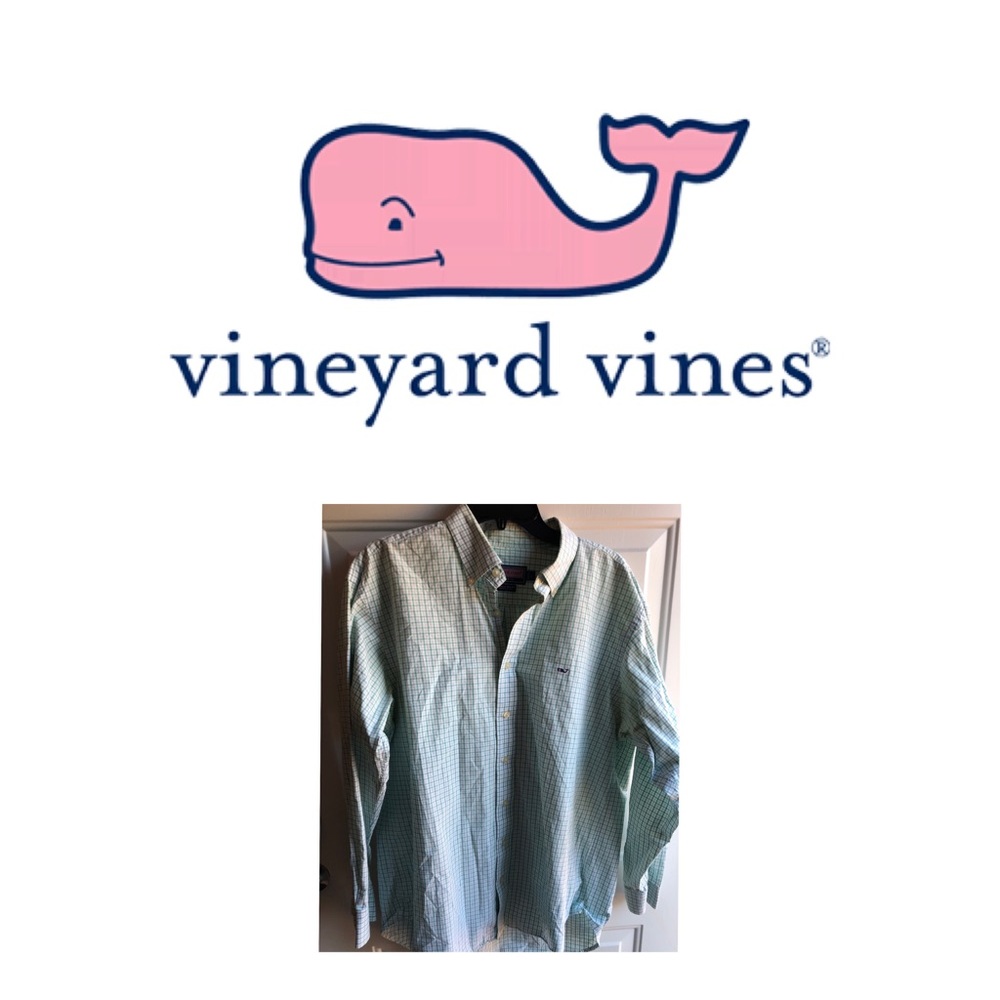 👔Host Pick👔 🐳  L Vineyard Vines Dress Shirt 🐳